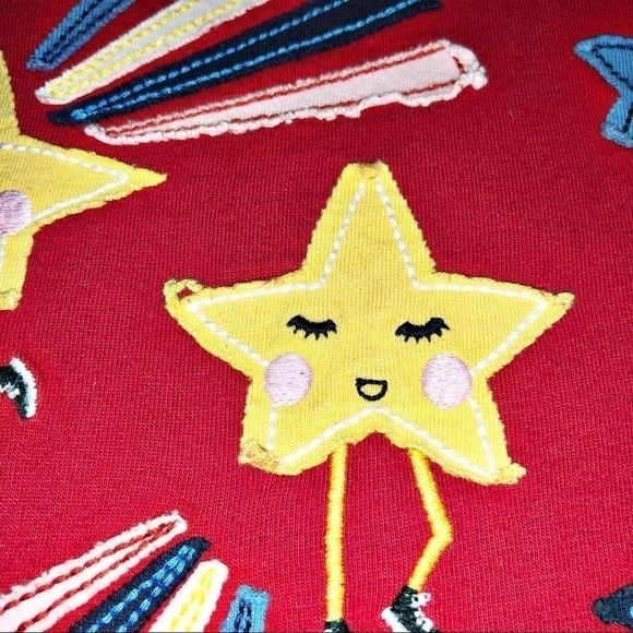 Hanna Andersson Red Stars & Stripes T-Shirt Size 8 (130) - Picture 4 of 10